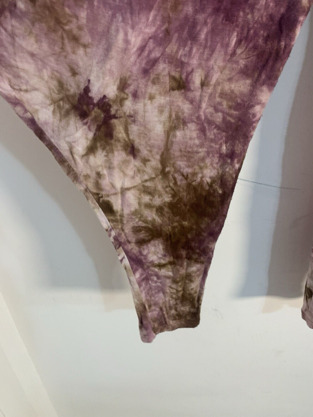 Kooniez Boho Tie Dye Harem Pants Lg- Brown Pink Drop Crotch Genie Pants USA - Picture 4 of 7